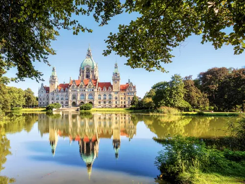 Neues Rathaus &ndash; Blick vom Maschteich